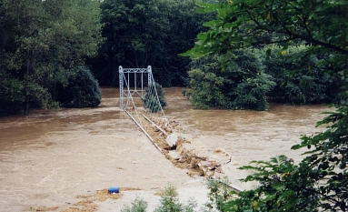 Hängebrücke 2002 © privat/Archiv Stadt Grimma