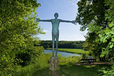 Höfgen - Mildenfurther Kreuzmensch im Juttapark